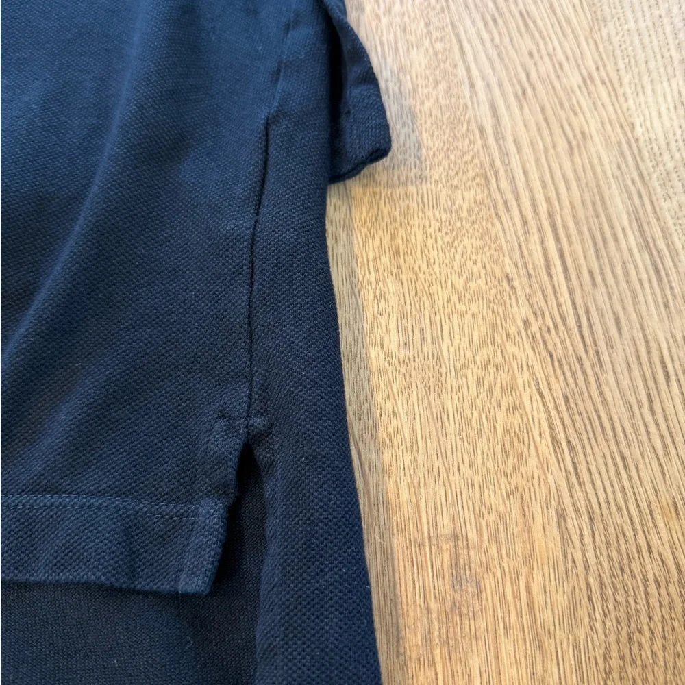 Authentic Givenchy Black Polo Shirt with White Accents - Picture 7 of 12